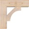 Ekena Millwork Westlake Block Smooth Bracket w/ Offset Brace, Douglas Fir, 7 1/2"W x 24"D x 24"H BKT0806X24X24WTL05SDF - alternate 4